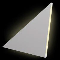 Артполе 3Д панель PIFAGOR Треугольный световой элемент 2 300х300х22 мм (теплый свет)  . Гипс