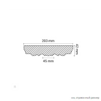 Европласт Розетка 1.56.042 (203х42мм). Полиуретан